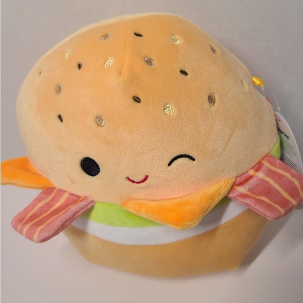 NWT Geronimo the Breakfast Sandwich Squishmallows 🥓🥯✨ 8”